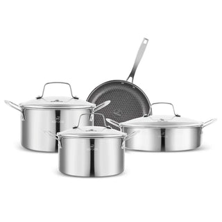 Karaca Ceramica Steel 3Ply Edelstahl-Kochgeschirr-Set