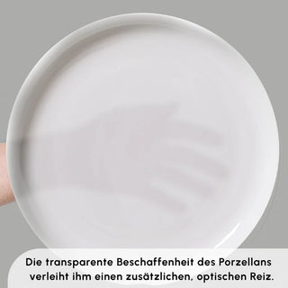 Karaca Streamline Favaro 53-Teiliges 12-Personen Geschirrset Weiß