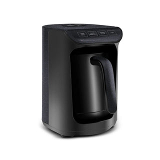 Karaca Hatir Köz Milky türkische Kaffeekocher Schwarz glänzend