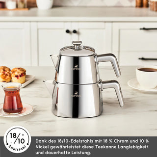 Karaca Brewinox Large Teekannen Set