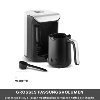 Karaca Hatir Köz Milky türkische Kaffeekocher Weiß