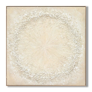 Wandbild Alia Ölgemälde 102x102 cm mit Rahmen