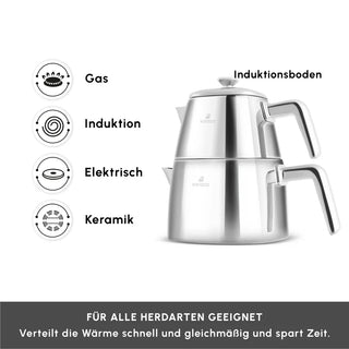 Karaca Brewinox Large Teekannen Set