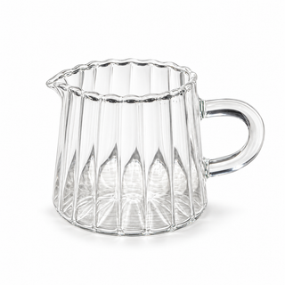 Glas Relief Milchgießer 150 ml