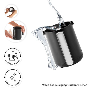 Karaca Hatir Köz Milky türkische Kaffeekocher Weiß