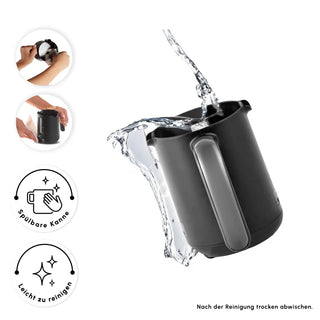 Karaca Hatır Neo Türkische Kaffeemaschine mit Milch – Space Grey