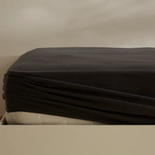 Karaca Home Jersey Spannbettlaken, 180x200+30 cm, Anthrazit