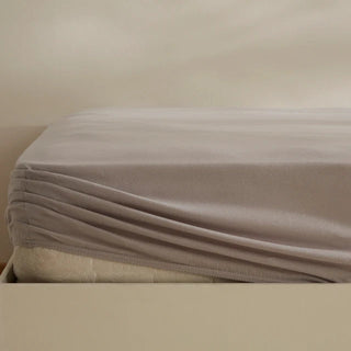 Karaca Home Jersey Spannbettlaken, 200x200+30cm, Grau