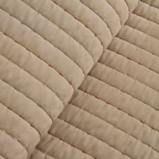 Karaca Manon Bettüberwurf Set, Doppelbett, Beige 230x240cm + 2(50x70) cm