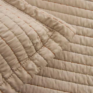 Karaca Manon Bettüberwurf Set, Doppelbett, Beige 230x240cm + 2(50x70) cm