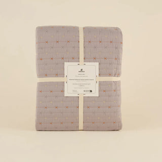 Karaca Margot Bettüberwurf Set Grau 230x240cm + 2(50x70) cm