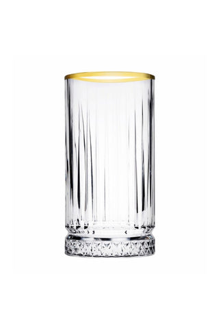 Pasabahce Elysia Gold 4er Longdrink Glas 435 ml Golden Touch