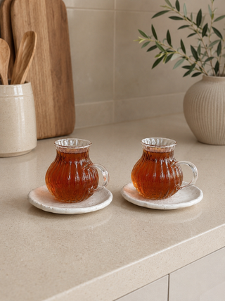 Vita- Luana La Manila 6er Teegläser Set mit Henkel