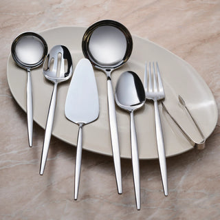 Karaca Moongate 7-teilig Servierset, Silber