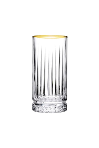 Pasabahce Elysia Gold 4er Longdrink Glas 280 ml Golden Touch