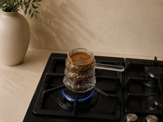 Kira Trauben Mokkakännchen aus Glas 380ml