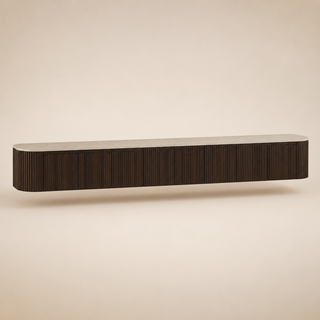 Daria TV-Lowboard Braun – 280 × 40 × 35 cm