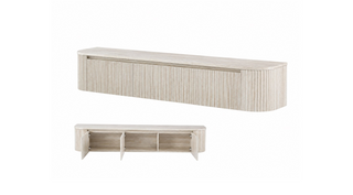 Daria TV-Lowboard Beige –  200 × 40 × 35 cm