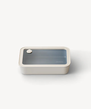 Glas Frischhaltedose Beige 820 ml Ceramic Rechteckig