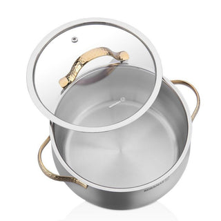 Korkmaz Samara Topfset 8- tlg. gold