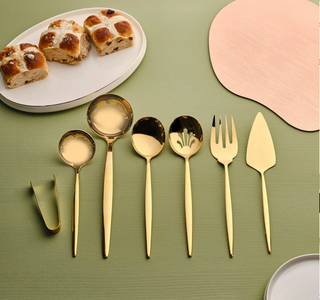 Karaca Orion Shiny Gold 7-Teiliges Service Set