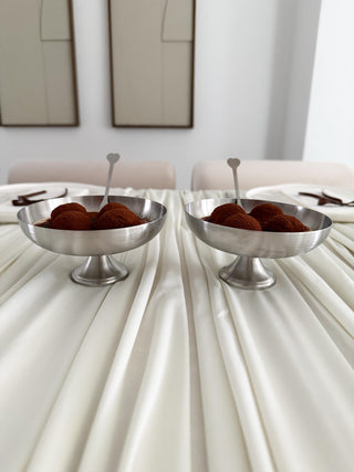 Aura 2er Dessertschale Set auf Fuß 250ml | matt