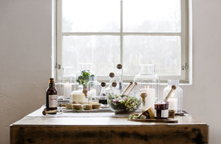 Nature Salatbesteck mit Holzgriffen 2er-Set
