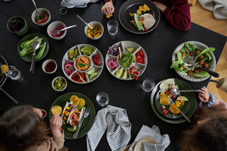 Astrid Salatbesteck mit Wengeholzgriffen – 2-teilig