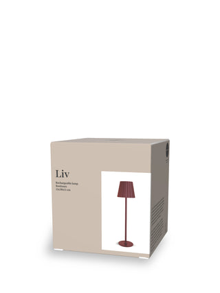 Liv Tischlampe – Weinrot