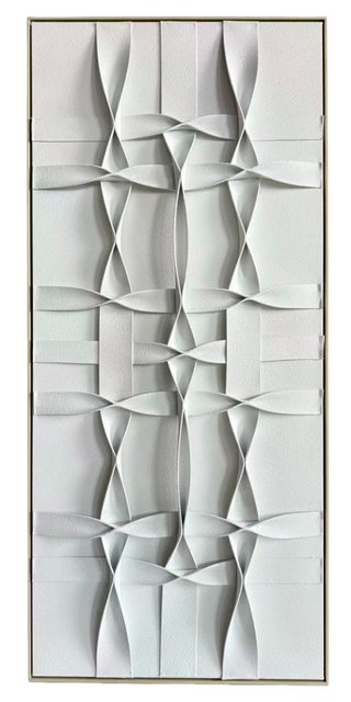 3D Leinwand Weiß | 70 x140cm