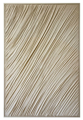 XL Leinwand Weiß-Beige | 80x120cm