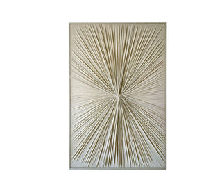 XL Leinwand Weiß-Beige | 80x120cm
