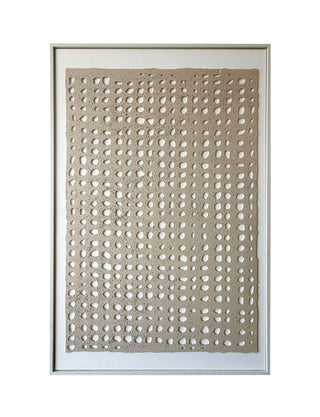 XL Leinwand Weiß-Beige | 80x120cm