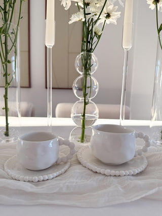 Pearly Weiss 6er Mokkatassen Set