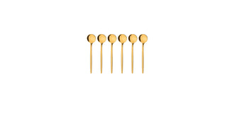 Sam Teelöffel gold 6er Set