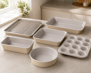 Backformen-Komplettset Beige – 6-teilig