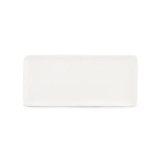 Platte Dusk 22x10 cm Mattweiss rechteckig