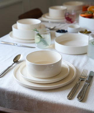 Noa Beige Geschirrset – 24-teilig