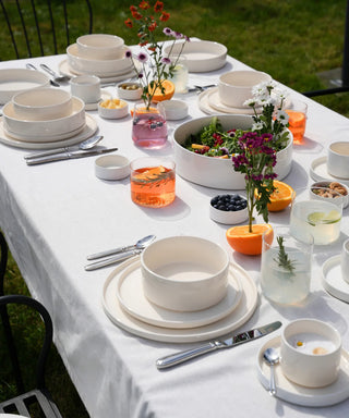 Noa Beige Geschirrset – 24-teilig