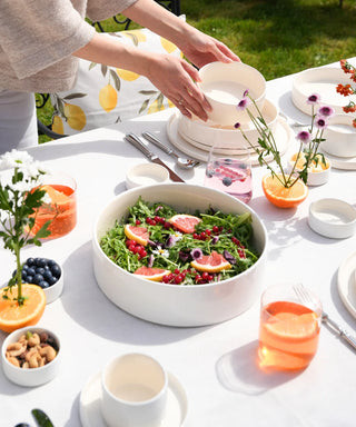 Noa Beige Geschirrset – 24-teilig