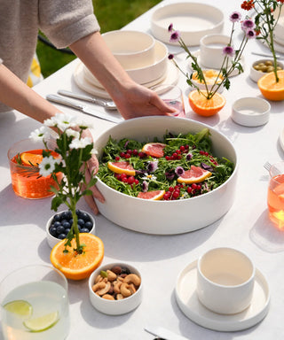 Noa Beige Geschirrset – 24-teilig