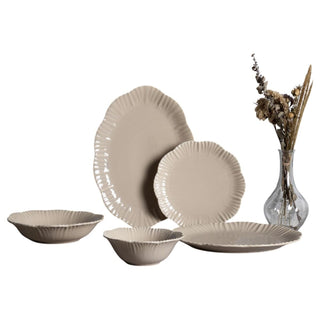 Bernis Beige 25 tlg. Geschirrset für 6 Personen