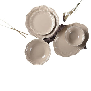 Bernis Beige 25 tlg. Geschirrset für 6 Personen