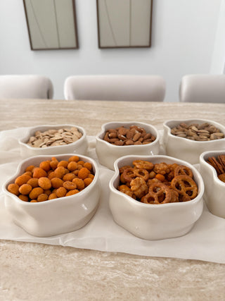 Nordic Beige 6er Müsli Schalen Set-glänzend