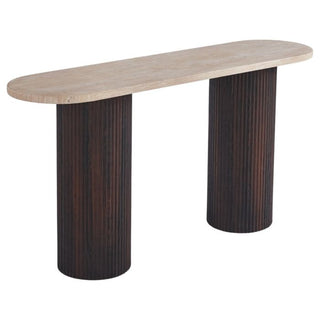 Paterno Konsole Travertin Braun | 150X40X78 CM