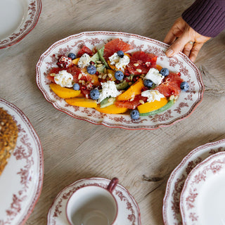 21,5 cm Burgundy Cyril tatlı tabağı