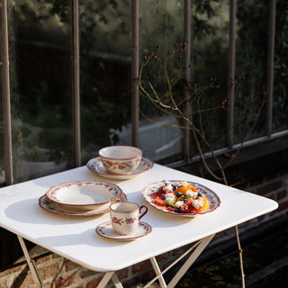 Teller tief 23cm Burgundy Cyril