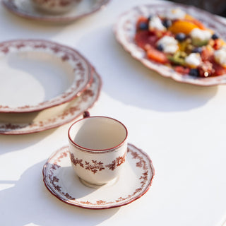 Untertasse 15,5cm Burgundy Cyril