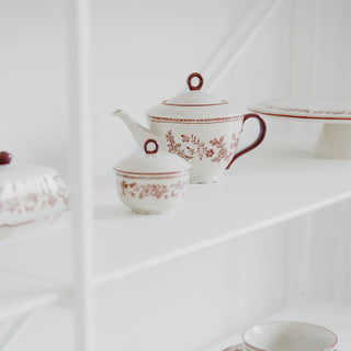 Zuckerdose 20,5cl burgundy Cyril