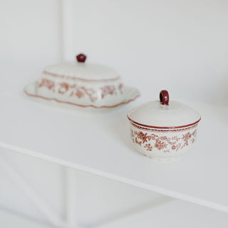 Zuckerdose 20,5cl burgundy Cyril